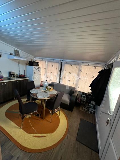 Teren 445 cu fundatie de casa mare + o Casuta locuibila moderna de 2 camere - 10