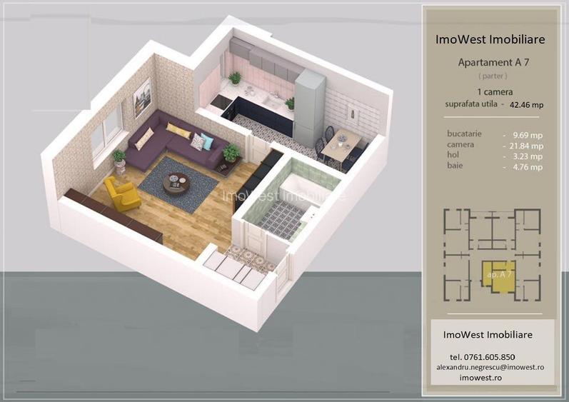 Giroc-Aleea cu plopi | Apartamente cu 1 si 2 camere | Comision 0% - 15