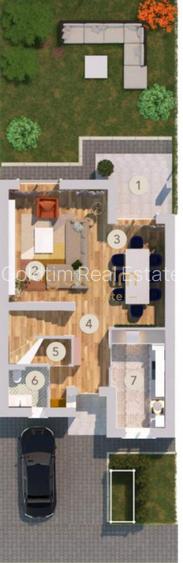 VILA NOUA/ MOBILATA/CURTE 50 mp/2 LOCURI DE PARCARE - 33