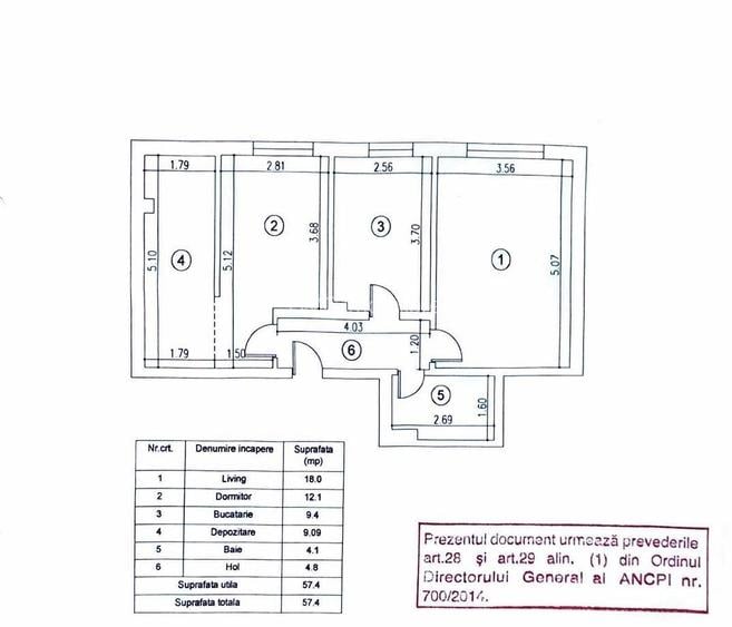 Apartament 2 camere + parcare Rahova. Teius. Sos Alexandriei N1 - 7