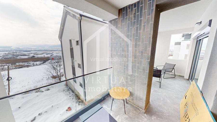 Ap. cu 3 camere-etaj intermediar, mobilat partial -75mp utili + terasa - 13