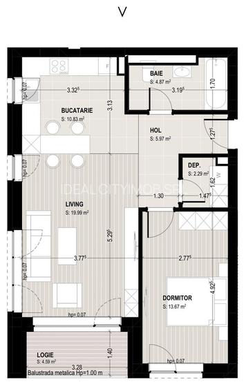 Apartament de lux 2 camere nelocuit Zona Coresi Kasper - 14