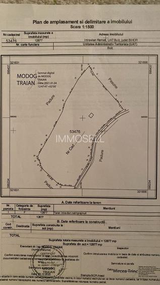 Teren intravilan 1.28ha Remeti–perfect pensiune/cabane, zonă turistica - 9