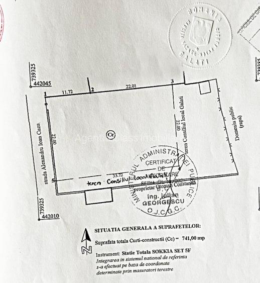 Teren Ultracentral Str. AL. I. Cuza - 740MP - 2