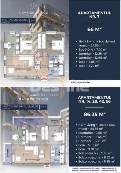 Apartament 3 camere, complex rezidențial - 2