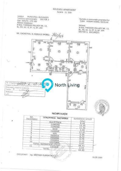 Apartament 3 camere -Bd. Theodor Pallady - 16