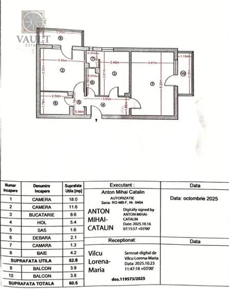 Apartament 2 camere -60.5mp-1 Decembrie 1918  - 7