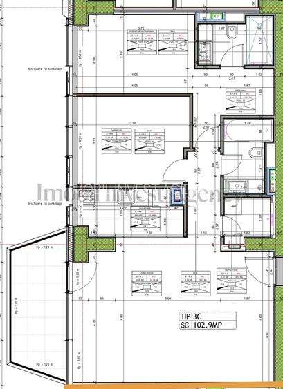 Apartament 3 camere de vanzare Fabrica de Glucoza - 1