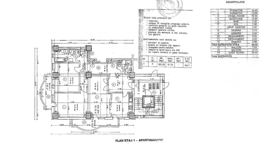 Apartament elegant 3 camere | Cartierul Francez | 114 mp | 2 balcoane | Parcare - 11