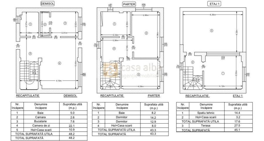 Popas Pacurari - duplex modern de inchiriat, Demisol+Parter+Etaj, terasa - 3