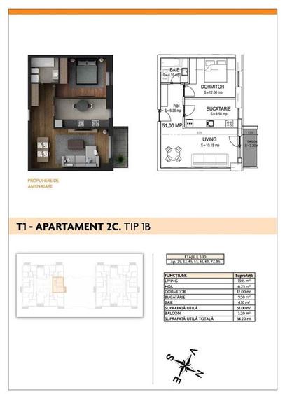 Aparatorii Patriei - Apartament 2 camere - 15