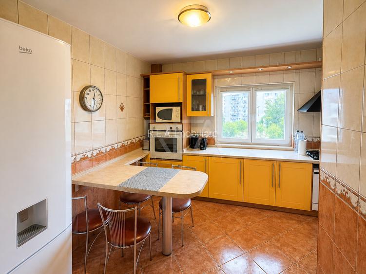 3 camere Unirii decomandat,centrală,parcare,et. 6,an 1995,metrou,83 mp - 4