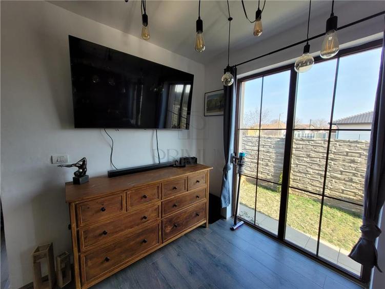Duplex mobilat si utilat - perete dublu - teren 544 mp