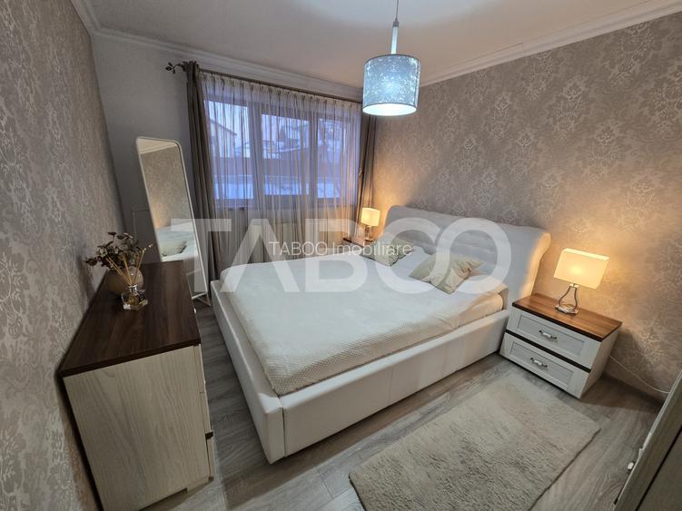 Apartament 3 camere de vanzare decomandat mobilat utilat Tilisca Sibiu - 4
