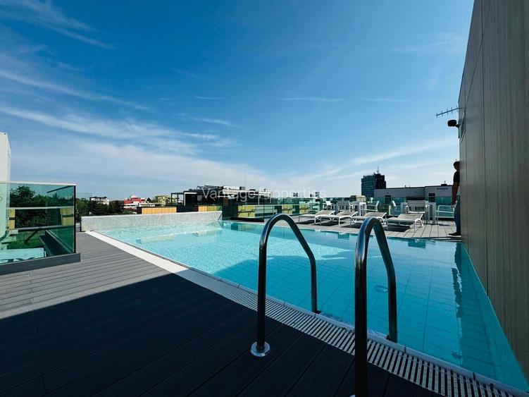 5-room apartment luxury, building with swimming pool, security, Aviatorilor - 2