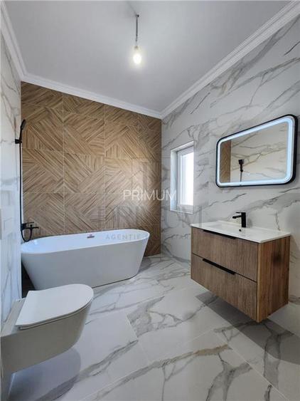 Duplex deosebit - finalizat - perete dublu - dormitor la parter - curte amenajat - 12