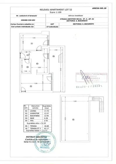 Apartament 2 camere | Finalizat | Terasa 60 mp Unirii | Comision 0% - 18