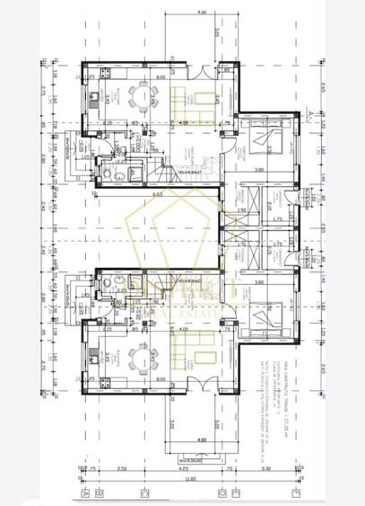 COM 0% Duplex cu 4 camere, despărțit prin camera tehnica | Mosnita Noua - 3