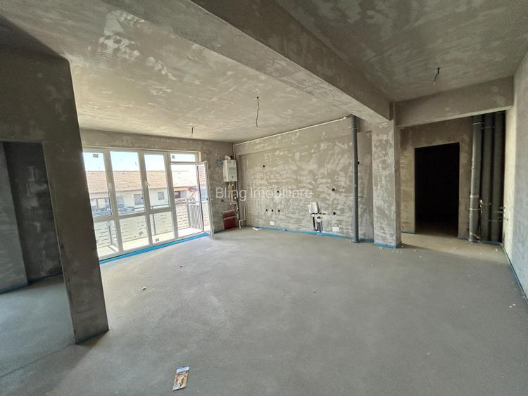 Apartament cu 3 camere semifinisat, 68,44 mp, balcon 4,20 mp, zona VIVO - 2