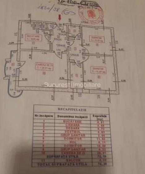 Apartament 3 Camere,Vitan Mall,bl.1990,reabilitat,et.2/8,DECOMANDAT,2 bai,Liber - 8