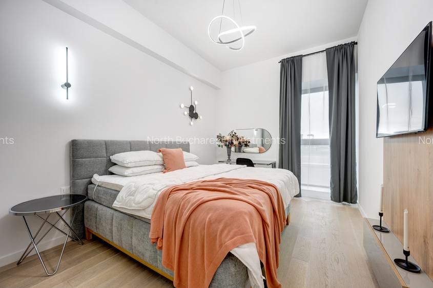 APARTAMENT 2 CAMERE MOBILAT - FLOREASCA - PARCARE INCLUSA - COMISION 0% - 9