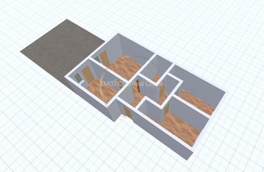 NOU | Casă cu 3 camere + mansardă | CURTE PRIVATĂ ÎNTR-O ZONĂ REZIDENȚIALĂ - 2