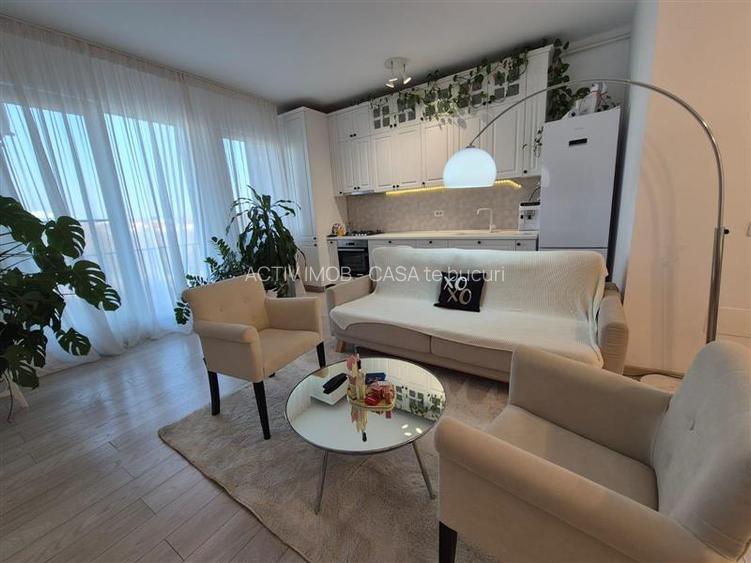 2 camere - Fundeni-loc parcare-lux-full mobilat si utilat-AC- centrala-  PET Fri - 11