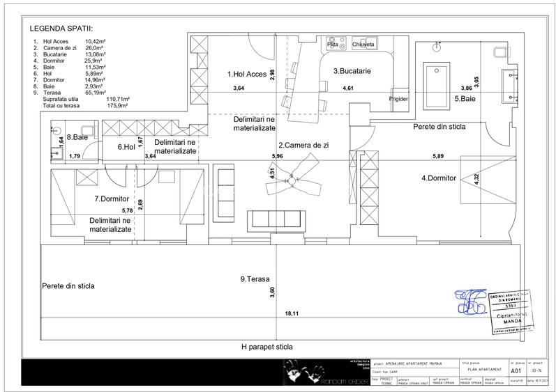Apartament  3 camere, cu terasa si vedere la lac - zona hotel Vega   340000 euro - 21