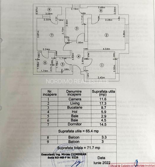 Apartament modern cu 3 camere, 2 bai, loc parcare, Valea Larga - Drumul Taberei - 1