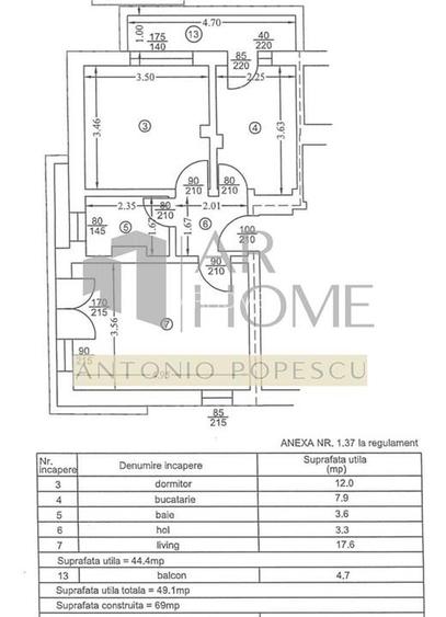 Apartament 2 camere, parcare proprie, in Ploiesti, zona Malu Rosu. - 15