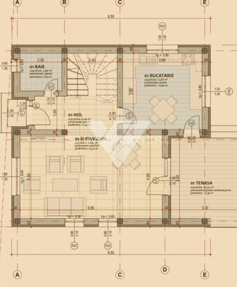 Casa noua inviduala 4 camere 2 bai teren 460 mp Cristian Sibiu - 12