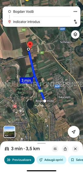 Teren de vanzare E85, langa iesirea dupa autostrada, giratoriu Bogdan Voda - 2
