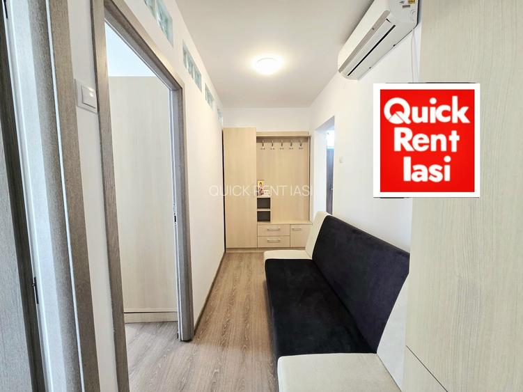 Piata Unirii UMF/UAIC Apartament 2Dormitoare+ Miniliving De Inchiriat Modern - 13
