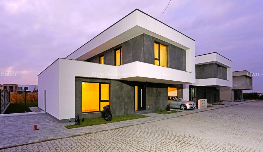 Vila moderna cu piscina Tunari Ilfov pe malul lacului Pasarea  - 5