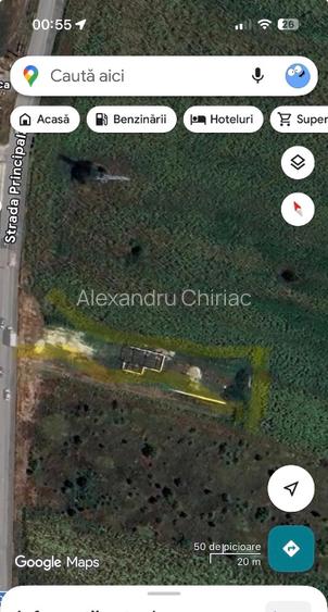 Vand teren intravilan 2000 mp, deschidere DJ602, constructie începuta - 12