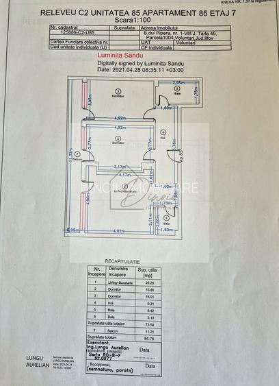 3 camere Ambiance Residence Pipera I Porsche Pipera I LUX I COM 0% - 3
