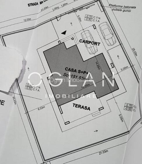 Casa individuala 5 cam, teren 525 mp, carport, Calea Cisnadiei - 10