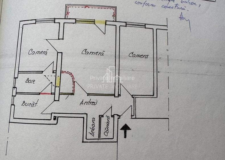 Apartament 3 Camere Mobilat/Utilat, Str Narciselor, Zona Poli 2 - 14