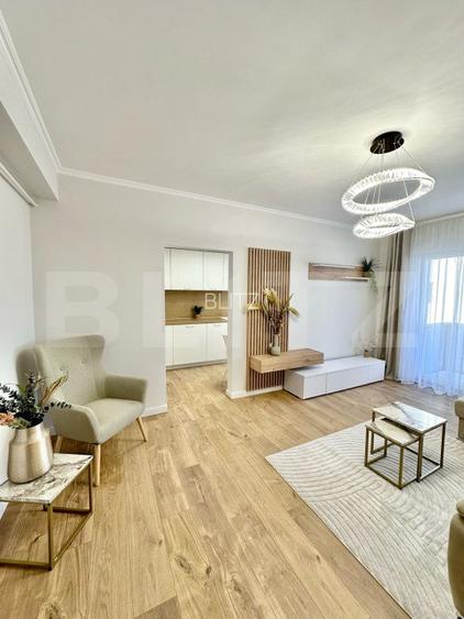 Apartament de lux, 2 camere, 55 mp, parcare, etaj intemediar, zona Terra - 2