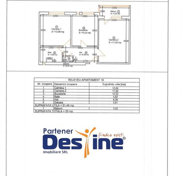 Apartament 2 camere, zona excelenta, aproape de centrele comerciale si de centru - 18