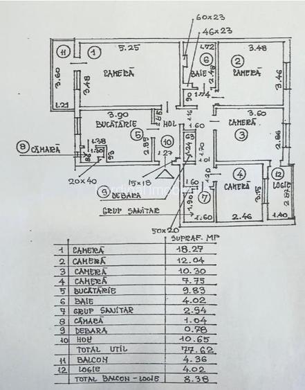 Apartament 4 camere etaj1, Carpaților, intrare Răcădău - 19