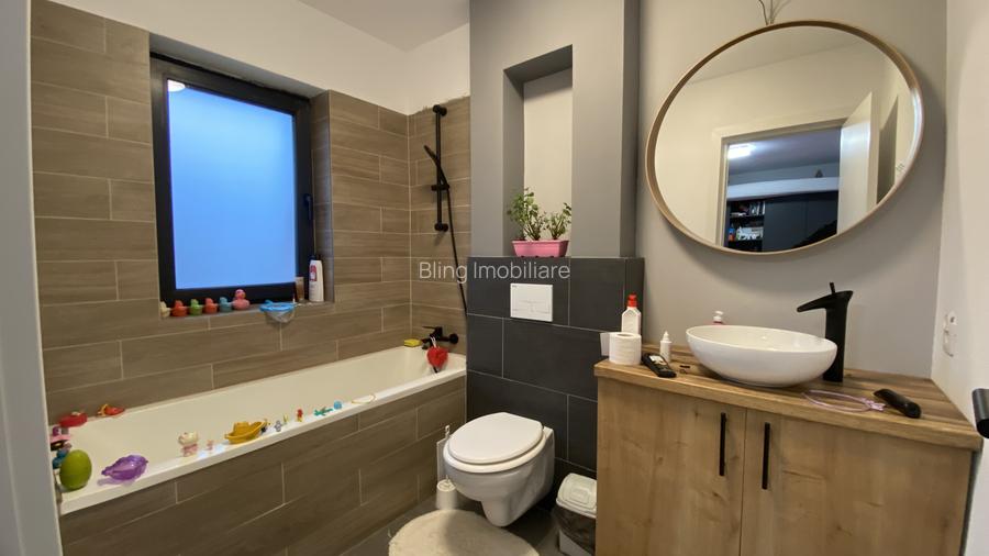 Casa eficienta energetic NZEB 127 mp, teren 830 mp, intrare Gilau - 14