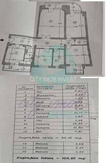Oportunitate 4 camere 103 mp Stirbei Voda-Berzei - 3