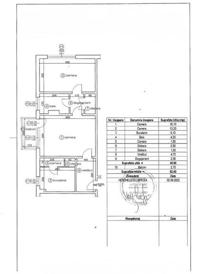 Apartament renovat cu 2 camere si parcare zona Faget Garii - 15
