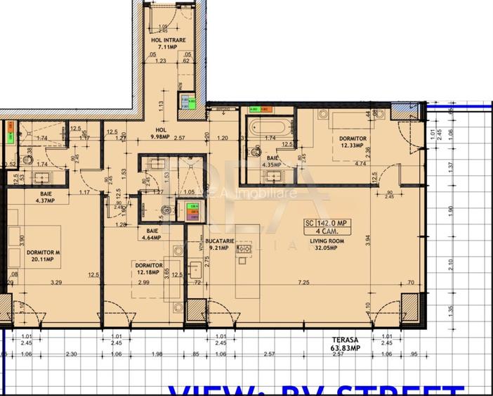 4 camere în ONE Floreasca vizavi de Sky Tower - 16