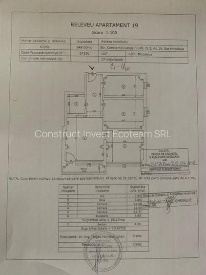 Apartament 3 camere, MIROSLAVA, str. C-tin Langa 40, LIBER!!! - 16