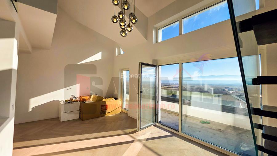 Penthouse NOU pe 2 nivele, Panoramic, DaVinci Residence, 90mp |VIDEO - 17