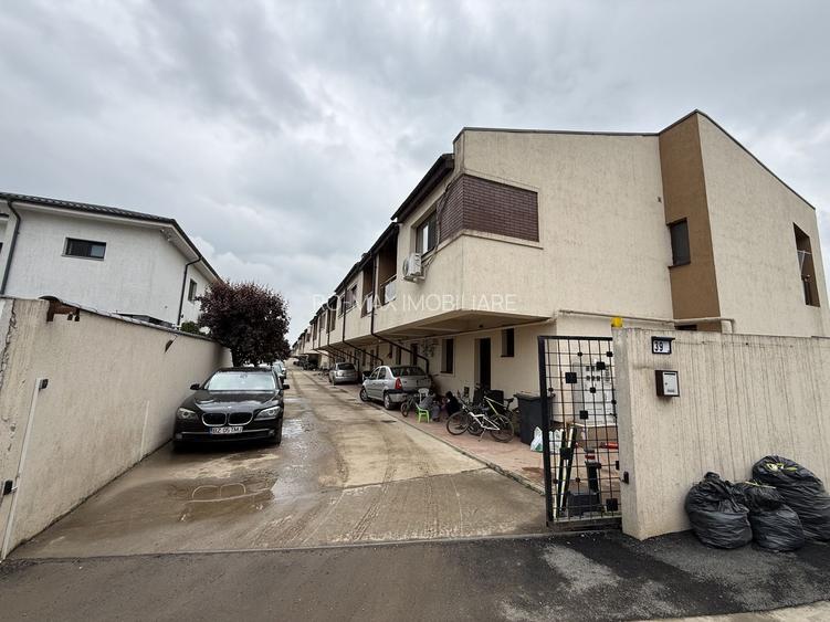 Casă înșiruită complet mobilată + curte+ 2 parcari în complex inchis! - 28