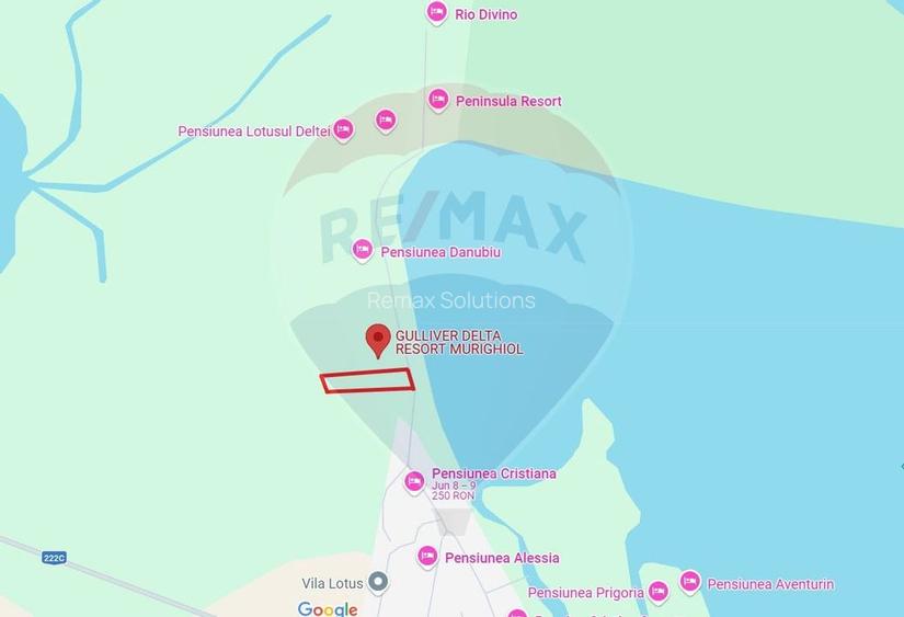 Teren intravilan de vânzare Pensiune Murighiol  Delta Dunării Tulcea - 4