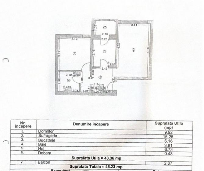 2 camere Anda – Km 4-5 | Etaj 1/4 | Mobilat - Utilat | Comision 0% - 8